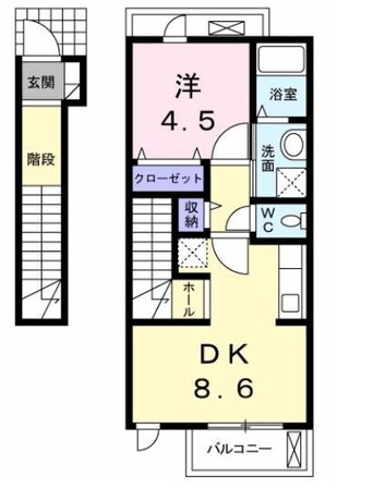 アヴニールの物件間取画像